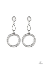 Load image into Gallery viewer, Paparazzi&#39;s On the Glamour Scene - White post earrings
