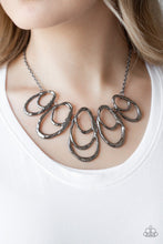 Load image into Gallery viewer, Paparazzi&#39;s Terra Storm - Black necklace
