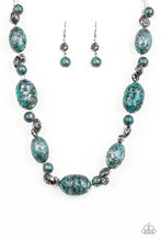 Load image into Gallery viewer, Paparazzi&#39;s Gatherer Glamour - Blue necklace
