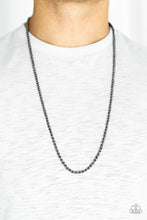 Load image into Gallery viewer, Paparazzi&#39;s Jump Street - Black Urban Men necklace
