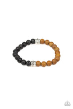 Load image into Gallery viewer, Paparazzi&#39;s Tuned In - Brown Urban Men bracelet
