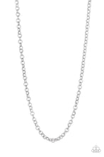 Load image into Gallery viewer, Paparazzi&#39;s Courtside Couture - Silver Urban Men necklace
