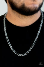 Load image into Gallery viewer, Paparazzi&#39;s Courtside Couture - Silver Urban Men necklace
