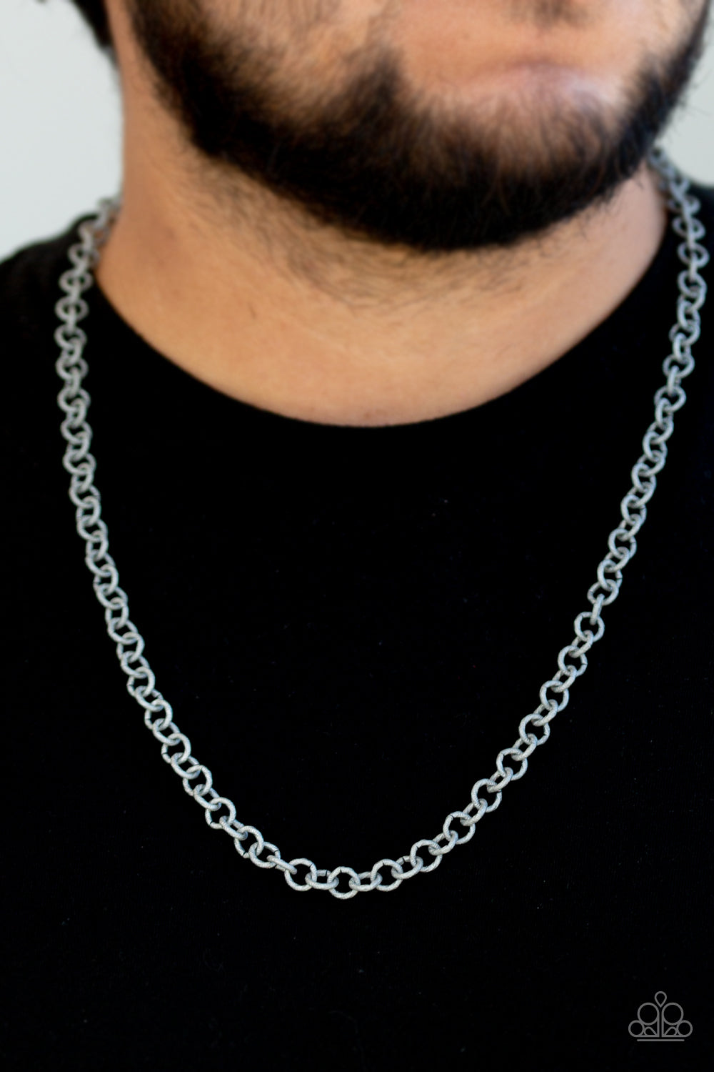 Paparazzi's Courtside Couture - Silver Urban Men necklace