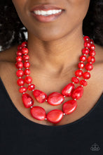 Load image into Gallery viewer, Paparazzi&#39;s Beach Glam - Red necklace
