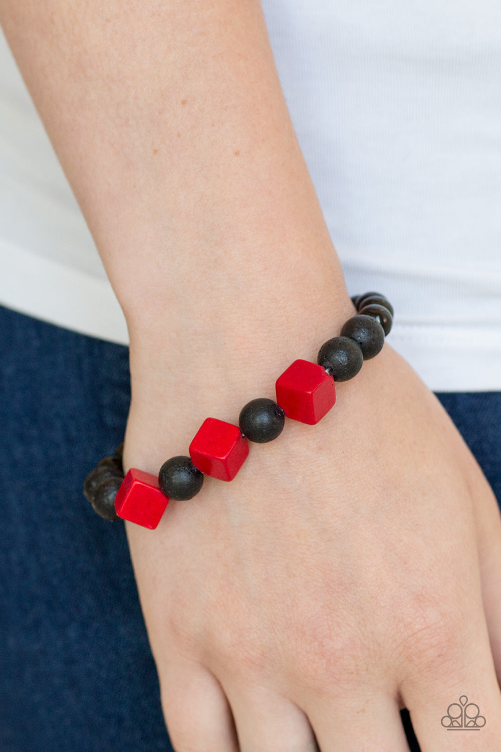 Paparazzi's Purpose - Red Urban Bracelet