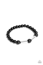 Load image into Gallery viewer, Paparazzi&#39;s Metro Meditation - Silver Urban Men bracelet
