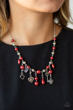 Load image into Gallery viewer, Paparazzi&#39;s Renaissance Romance -Red Pearl necklace
