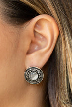 Load image into Gallery viewer, Paparazzi&#39;s Fine Flora - White post earrings
