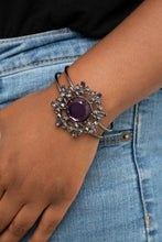 Load image into Gallery viewer, Paparazzi&#39;s Elaborate Elegance - Purple bracelet
