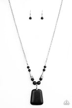 Load image into Gallery viewer, Paparazzi&#39;s Sandstone Oasis - Black necklace
