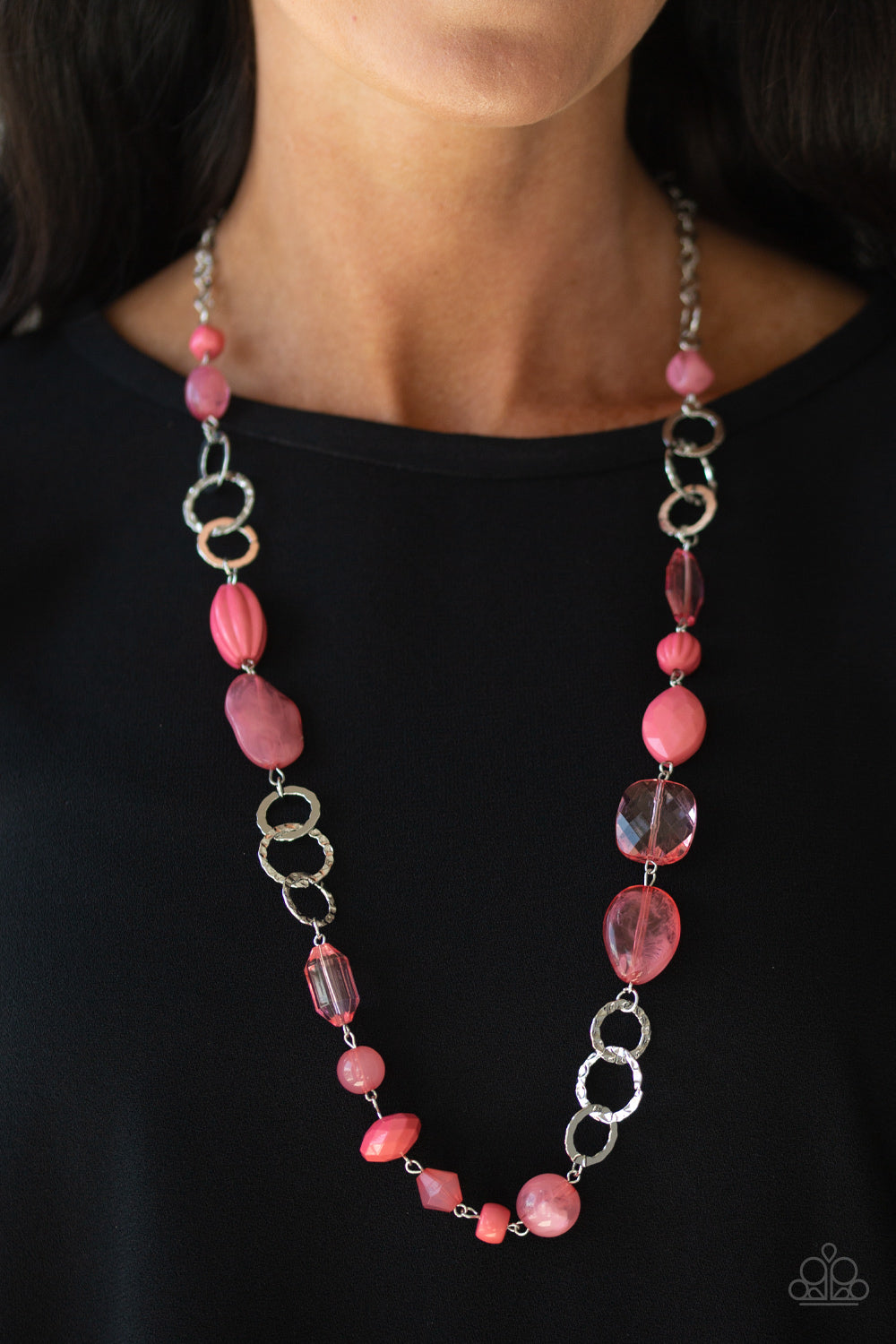 Paparazzi's Prismatic Paradise - Pink necklace