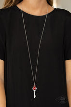 Load image into Gallery viewer, Paparazzi&#39;s Unlock Every Door -Red necklace
