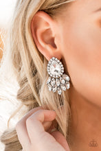 Load image into Gallery viewer, Paparazzi&#39;s A Breath of Fresh HEIR - White post earrings
