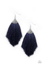 Load image into Gallery viewer, Paparazzi&#39;s Tassel Tempo - Blue earrings
