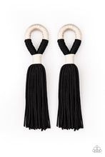Load image into Gallery viewer, Paparazzi&#39;s Moroccan Mambo - Black post earrings
