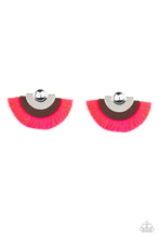 Load image into Gallery viewer, Paparazzi&#39;s Fan The FLAMBOYANCE - Pink post earrings
