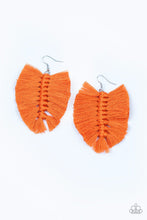 Load image into Gallery viewer, Paparazzi&#39;s Knotted Native - Orange earrings

