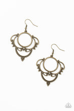 Load image into Gallery viewer, Paparazzi&#39;s Metallic Macrame - Brass earrings
