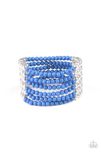 Load image into Gallery viewer, Paparazzi&#39;s LAYER It On Thick - Blue bracelet
