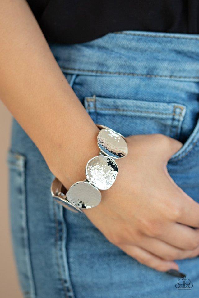Paparazzi's Treasure Cache - Silver bracelet