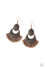 Load image into Gallery viewer, Paparazzi&#39;s Western Trails - Copper earrings
