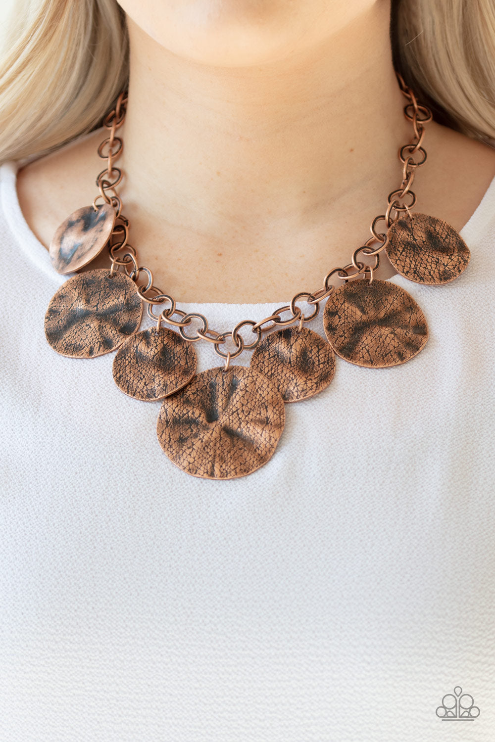 Paparazzi's Barely Scratched the Surface - Copper necklace