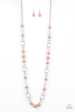 Load image into Gallery viewer, Paparazzi&#39;s Prized Pearl -Orange necklace
