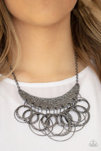 Load image into Gallery viewer, Paparazzi&#39;s Metro Eclipse - Black necklace
