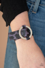 Load image into Gallery viewer, Paparazzi&#39;s Jungle Cat Couture - Purple Urban bracelet
