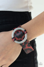 Load image into Gallery viewer, Paparazzi&#39;s Jungle Cat Couture - Red Urban bracelet
