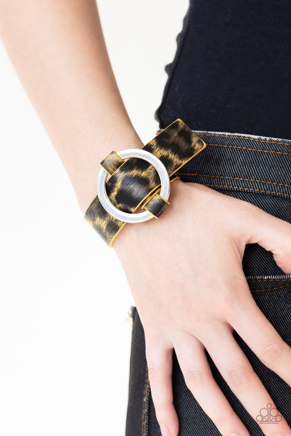 Paparazzi's Jungle Cat Couture - Yellow Urban bracelet