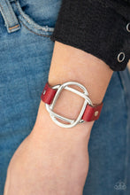 Load image into Gallery viewer, Paparazzi&#39;s Nautically Knotted - Red Urban Bracelet
