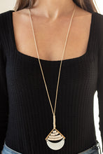 Load image into Gallery viewer, Paparazzi&#39;s Beach Beam - Gold Urban necklace
