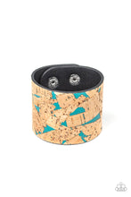 Load image into Gallery viewer, Paparazzi&#39;s Cork Congo - Blue Urban bracelet
