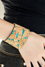 Load image into Gallery viewer, Paparazzi&#39;s Cork Congo - Blue Urban bracelet
