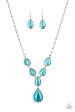 Load image into Gallery viewer, Paparazzi&#39;s Dewy Decadence - Blue necklace
