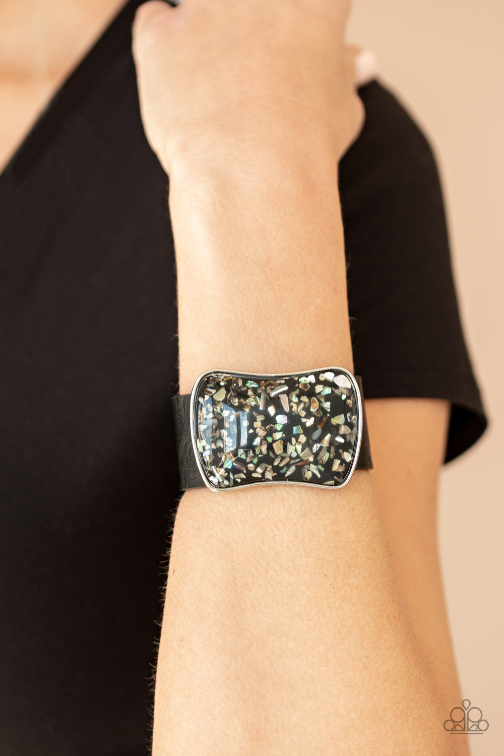 Paparazzi's Twinkle Twinkle Little ROCK STAR - Black Urban bracelet