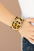 Load image into Gallery viewer, Paparazzi&#39;s Asking FUR Trouble - Yellow Urban bracelet
