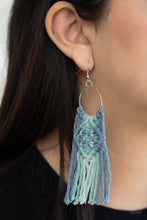 Load image into Gallery viewer, Paparazzi&#39;s Macrame Rainbow - Blue earrings
