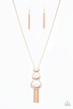 Load image into Gallery viewer, Paparazzi&#39;s As MOON As I Can - Rose Gold necklace
