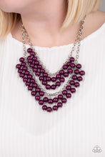 Load image into Gallery viewer, Paparazzi&#39;s Bubbly Boardwalk - Purple necklace
