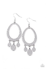 Load image into Gallery viewer, Paparazzi&#39;s Taboo Trinket - Silver earrings
