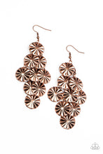 Load image into Gallery viewer, Paparazzi&#39;s Star Spangled Shine - Copper earrings
