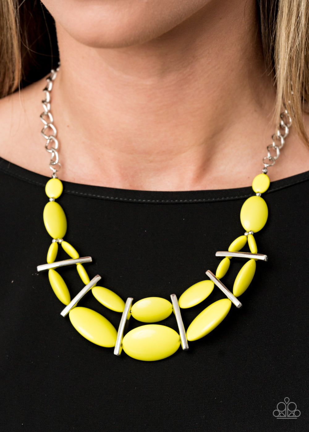 Paparazzi's Law of the Jungle - Yellow necklace