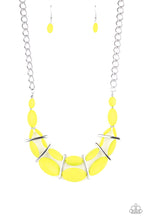 Load image into Gallery viewer, Paparazzi&#39;s Law of the Jungle - Yellow necklace
