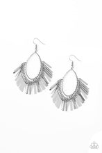 Load image into Gallery viewer, Paparazzi&#39;s Fine-Tuned Machine - Silver earrings
