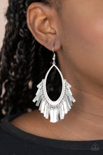 Load image into Gallery viewer, Paparazzi&#39;s Fine-Tuned Machine - Silver earrings
