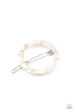 Load image into Gallery viewer, Paparazzi&#39;s In The Round - White Acrylic Hair Clip
