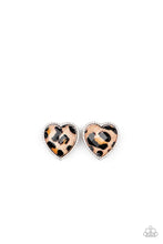 Load image into Gallery viewer, Paparazzi&#39;s Starlet Shimmer- Cheetah-like print earrings (Children&#39;s Jewelry)
